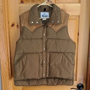 Woolrich Vintage Brown Puffer Vest